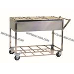 ترالی حمل ظروف بن ماری- دارای لمنت