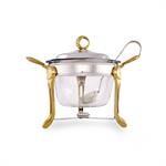 ظرف سوفله سوپ خوری طلایی