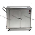 ترولی گرم بیمارستانی سینی خور برقی