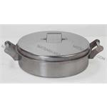 ماهیتابه استیل سایز 40 بدون درب