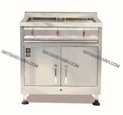 گریل مبله فردار تمام استیل طول 90