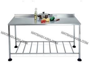 میز کار وسط و کنار تمام استیل
