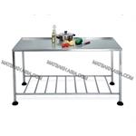 میز کار وسط تمام استیل طول 120