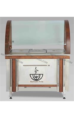 کانتر گرم تمام استیل خط سلف سرویس