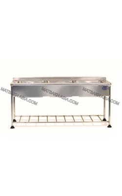 سینک ظرفشویی صنعتی کامل تمام استیل