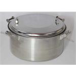 دیگ استیل تک جداره سایز 56 با درب