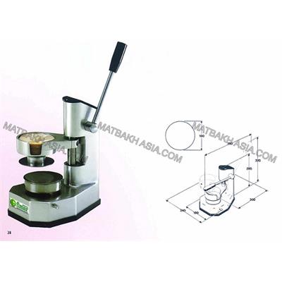 همبرگر زن دستی