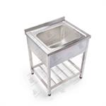 سینک ظرفشویی پایه دار طول 75 و تک لگن 55