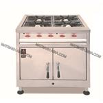 اجاق گاز چهارشعله فردار نیمه استیل طول 90