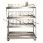 قفسه آبچکان سه طبقه استیل